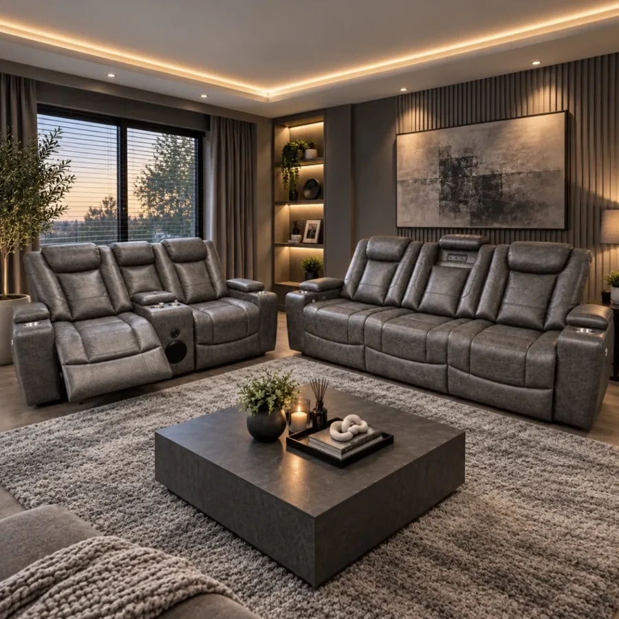 Jupiter Electric Recliners Technology Fabric