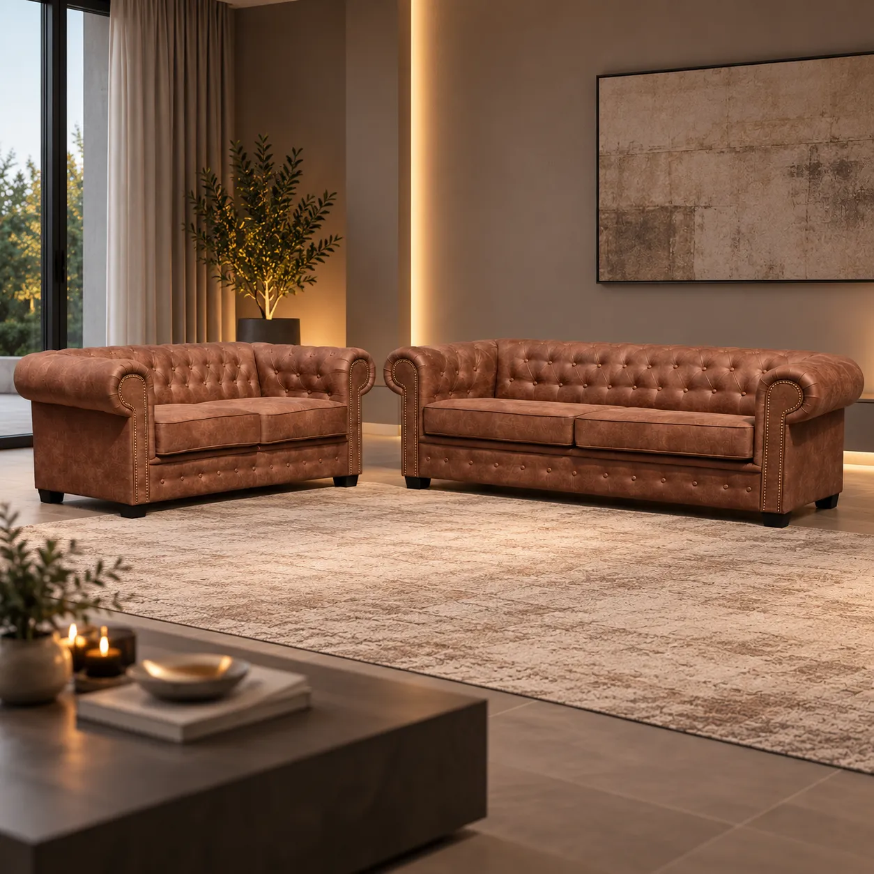 Knightsbridge Chesterfield Sofas