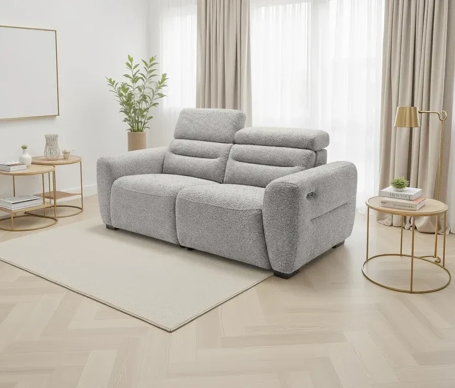 Tokyo Boucle Fabric Electric Recliners